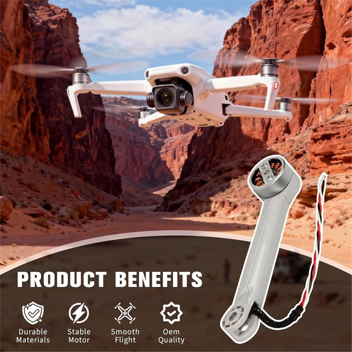 Drone Arm - DTC5 Mini 3 Drone Motor Arm