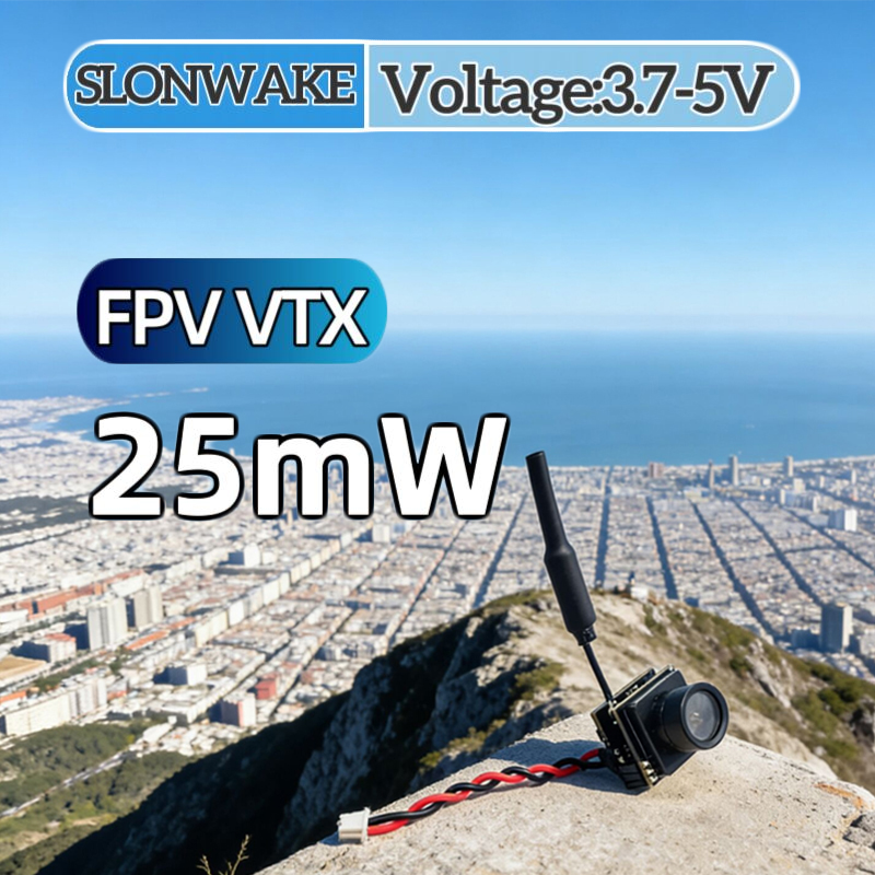 Drone Receiver - SLONWAKE FPV 25mW vermogenssimulatie VTX geïntegreerde