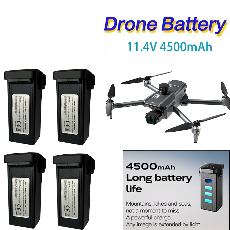 Drone Gps Mount - 11.4V 4500mAh Intelligente Lipo Batterij Voor