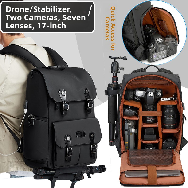 Drone Camera - Professionele DSLR-cameratas Rugzak Grote capaciteit Fotografie