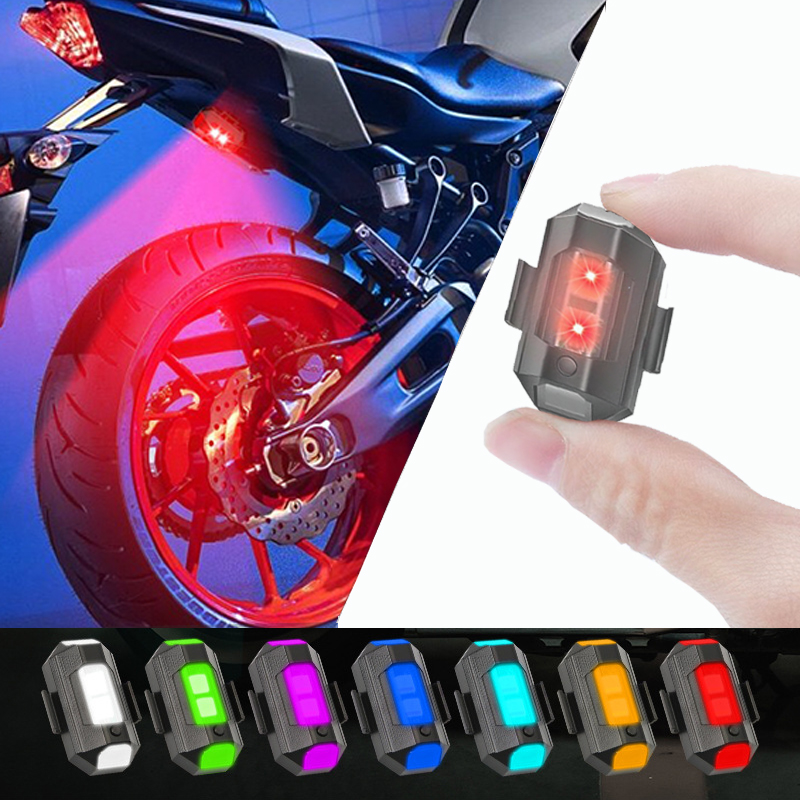 Drone Led Light - Motorfietslicht Drone Stroboscooplicht 7 Kleuren Mini
