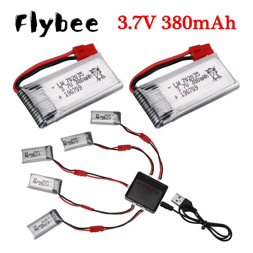 Drone Charger - 3.7V 380Mah Lipo Batterij Met Oplader
