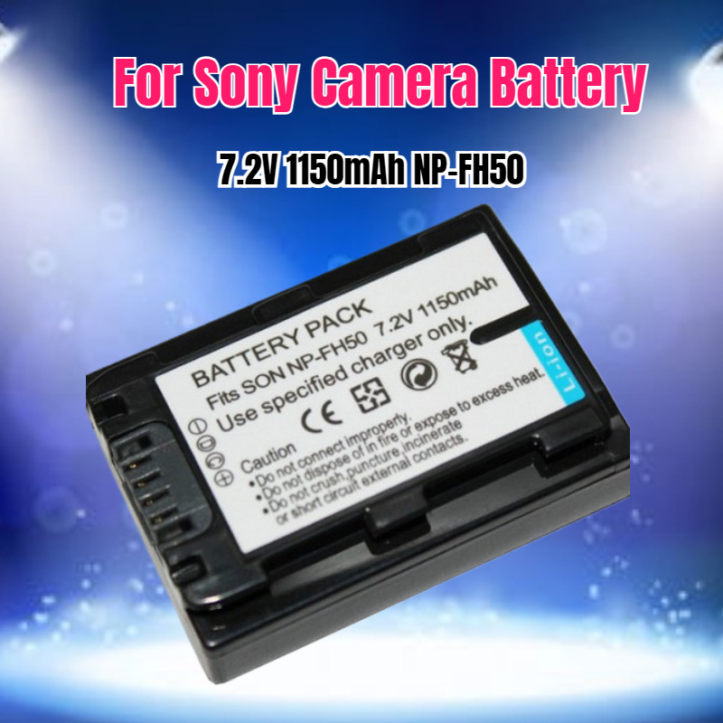 Drone Battery - 7.2V 1150mAh NP-FH50 Camera Batterij voor