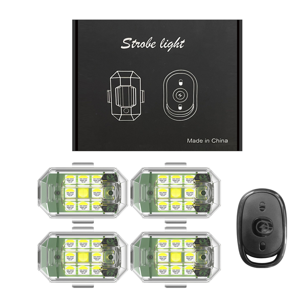 Drone Led Light - 1/2/4 stuks draadloze LED Drone stroboscooplicht