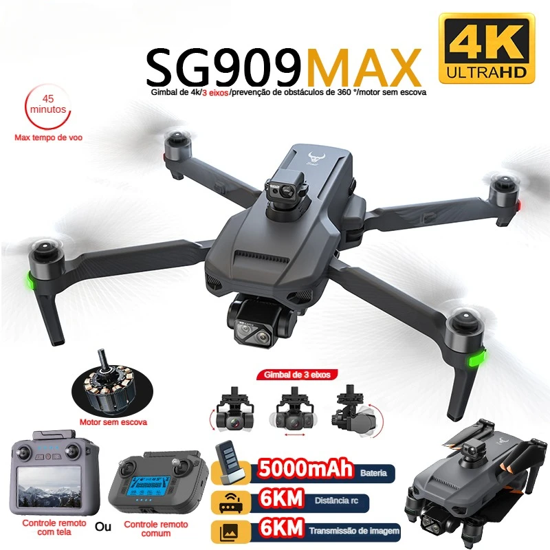 Drone Gimbal - ZLL SG909 SG909MAX Professionele drone met