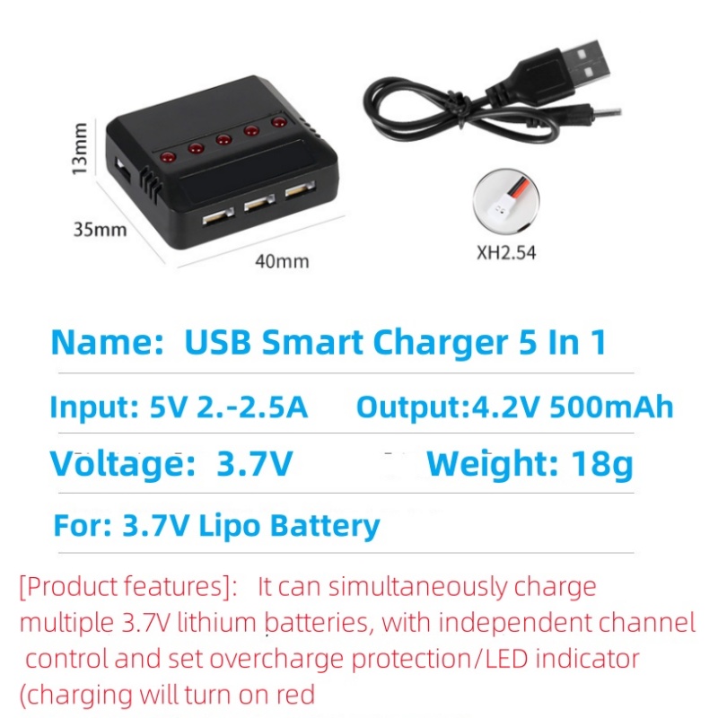 Syma X5HW X5HC X5C X5SW 3.7V 5 - Drone Charger recensie en prijs