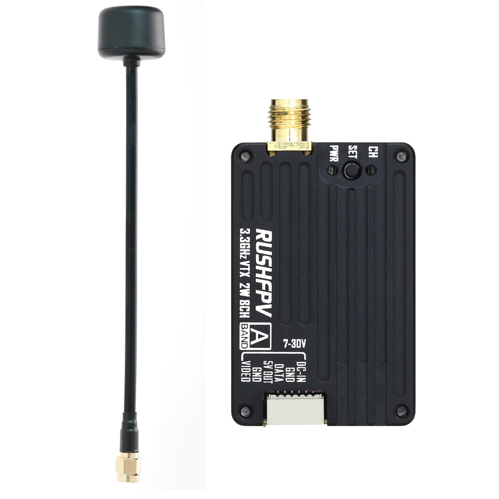 RUSHFPV 3.3G 2W VTX Zender FPV - Drone Antenna recensie en prijs
