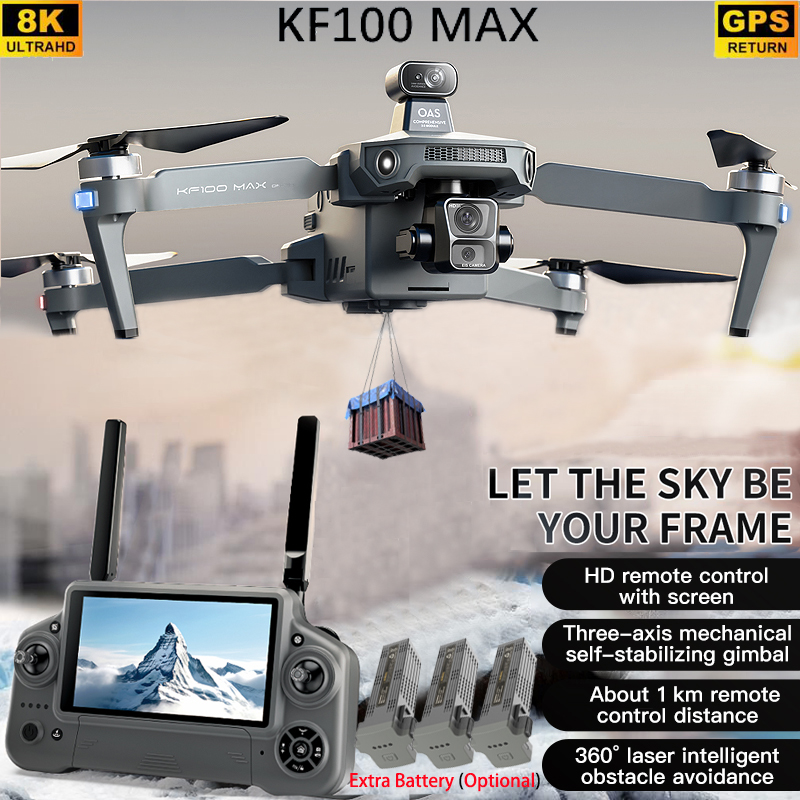 KF100 MAX GPS Drone 4K Camera  - Drone Gimbal recensie en prijs