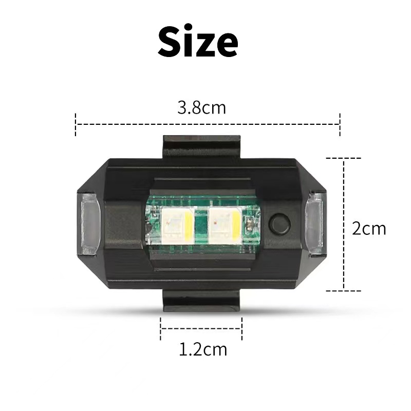 Motorfietslicht Drone Strobosc - Drone Led Light recensie en prijs