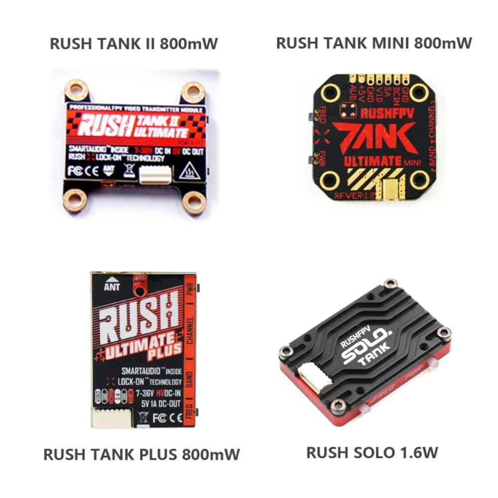 RUSH TANK Ultimate II/Mini/PLU - Drone Receiver recensie en prijs