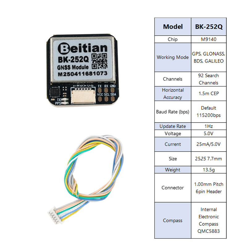 Beitian BK-252Q GPS GNSS Modul - Drone Gps Module recensie en prijs
